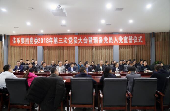 巅峰国际网站集团党委 2018 年第三次党员大会暨准备党员入党宣誓仪式